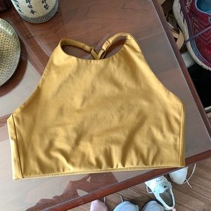 girlfriend collective tan bra